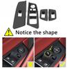 4pcs Car Auto Window Switch Lift Panel Button Frame Cover Trim Decoration for BMW 5 Series G30