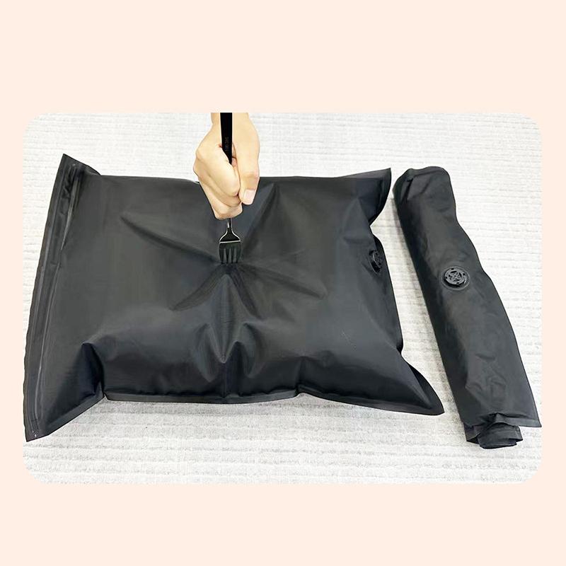 Многоразовые вакуумные пакеты для ручной вакуумации для путешествий, водонепроницаемый вакуумный компрессионный пакет, вакуумный пакет для хранения одежды в багаже и гардеробе