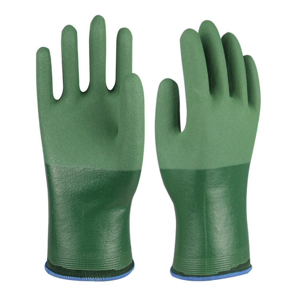 Full Palm Nitrile Gloves Thickened Chemical Proof Gloves Reusable Oil Resistant Gloves Industrial