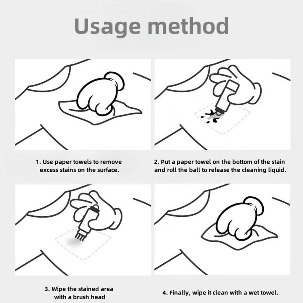 3Second White Ручка-пятновыводитель для белой одежды Сильная Портативная Безводная Масляная Пятновыводители для стирки Без стирки Двусторонняя Отбеливающая ручка