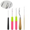 5Pcs/Set Repair Tools Wigs Knitting Styling Latch Crochet Needle Hair Extensions Hook Hair Weave