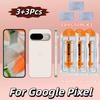 3+3 шт. Для Google Pixel 10 9 9a Pro XL 8A 8 7 7a 6a 6 5G Защитное стекло для экрана Задняя камера Закаленное стекло Без пузырьков пыли Легкий комплект