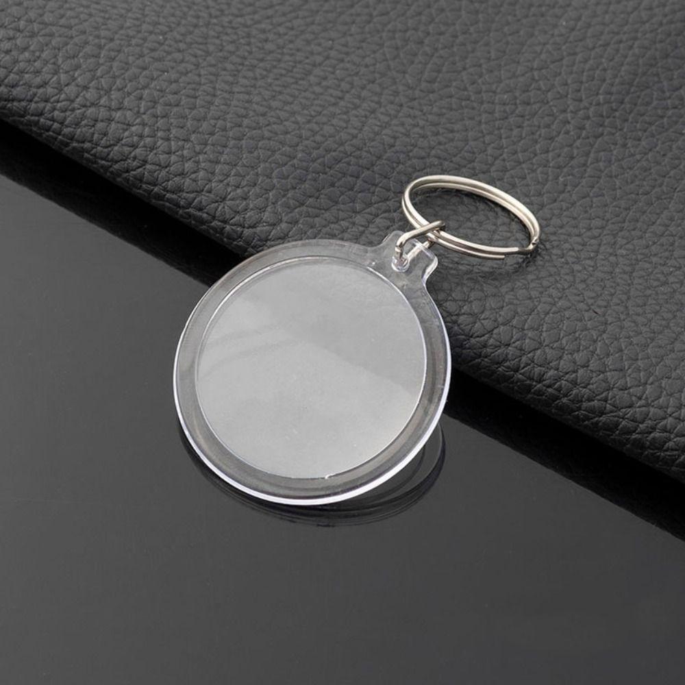 Прозрачный фотобрелок прямоугольная рамка для фотографий брелок модная пустая рамка брелок для девочек подарок
