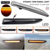 2Pcs LED Dynamic Side Marker Turn Signal Light Sequential Blinker Lamps For Ford Mondeo 4 Mk4 BA7 03.2007-01.2015