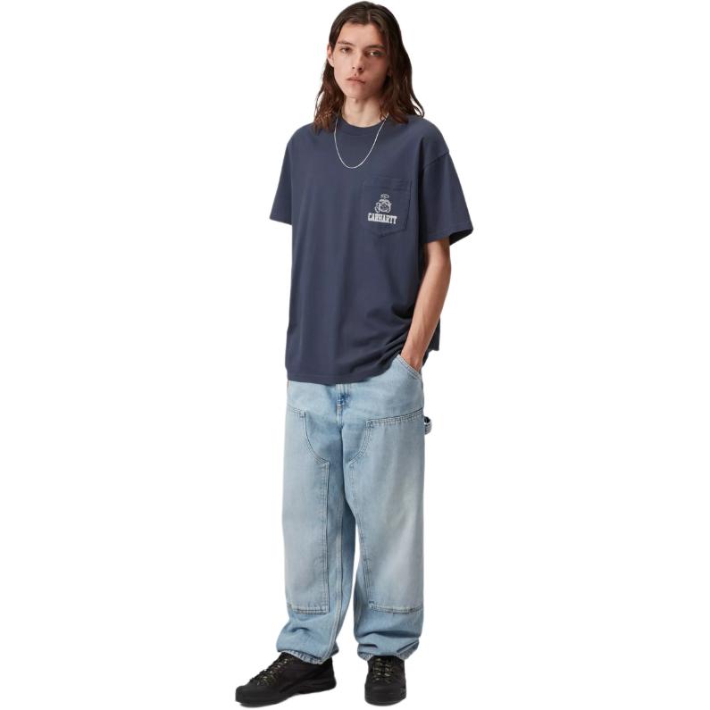 Carhartt WIP SS26 Весна/Лето Карманная футболка Pond Corps Унисекс Футболки I036199-01-60