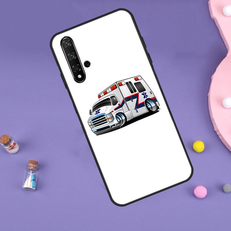 Ambulance EMS EMT Paramedic Case For Huawei Nova 10 9 SE 11 Pro 11i 8i 7i 3i Y60 Y61 Y70 Y90 Y91 P20 P40 P30 Lite Cover