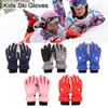 Children Boys Girls Cartoon Cute Non-slip Thick Warm Waterproof Kids Ski Gloves Sports Mittens