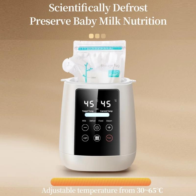 Многофункциональный подогреватель молока для одной бутылочки, стерилизатор для детских бутылочек, подогрев грудного молока, постоянная температура, подогреватель горячего молока