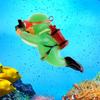 Aquarium Desktop Small Fish Tank Decoration Ornament Diver Floating Creative PVC Doll