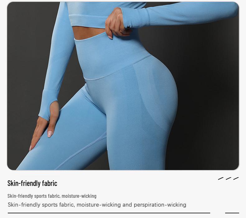 High Waist Seamless Yoga Pants - Hip Lifting Running Leggings for Women