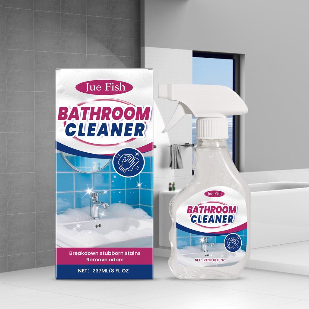 237ml Bathroom Cleaner Spray Multi Surface Tile Grout Soap Scum Remover Shower Glass  Hard Water Stain Jue Fish