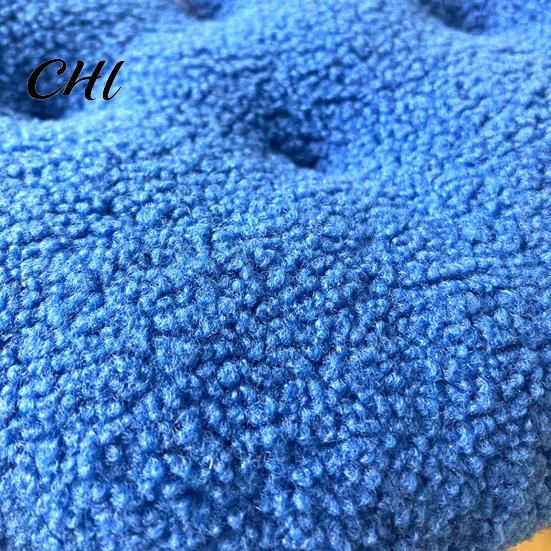 Extra Thick Cushion Seat Round Futon Design Furry Short Plush Surface Warm Chair Floor Anti-Slip Solid Color