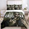 Anuel Aa Рэпер Хип-хоп Певец Всесезонное Постельное Белье Пододеяльник Комплект Постельного Белья Мягкий Чехол на Одеяло и Наволочки Подростковый Односпальный_Двуспальный_Queen_King