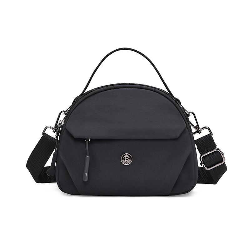 Женская нейлоновая сумка через плечо однотонная портативная сумка кроссбоди