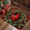 Рождественский ковер Турецкий ковер Красный Праздничный придверный коврик Мягкий Приветственный ковер Ковер для гостиной Коврик для спальни Украшение дома
