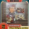 Новые Строительные Блоки Moc Трофейный Кейс-Слайдер Коробка Реквизит Технология Модульные Кирпичики Модель Декстер Подарки Игрушки Наборы DIY Сборка