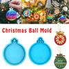Pendant Clay Mold Cake Tools Christmas Ball Mold Jewelry Making Tool Silicone Moulds Keychain Molds