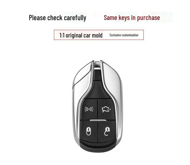 Maserati Key Case for MC20, Ghibli, Levante, Quattroporte