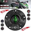 Аксессуары для мотоциклов, новинка для KAWASAKI Z750 Z800 Z1000 SX R ZZR1400 ZX6R ZX10R RR ER6R с ЧПУ, крышка топливного бака без ключа, масляный газ