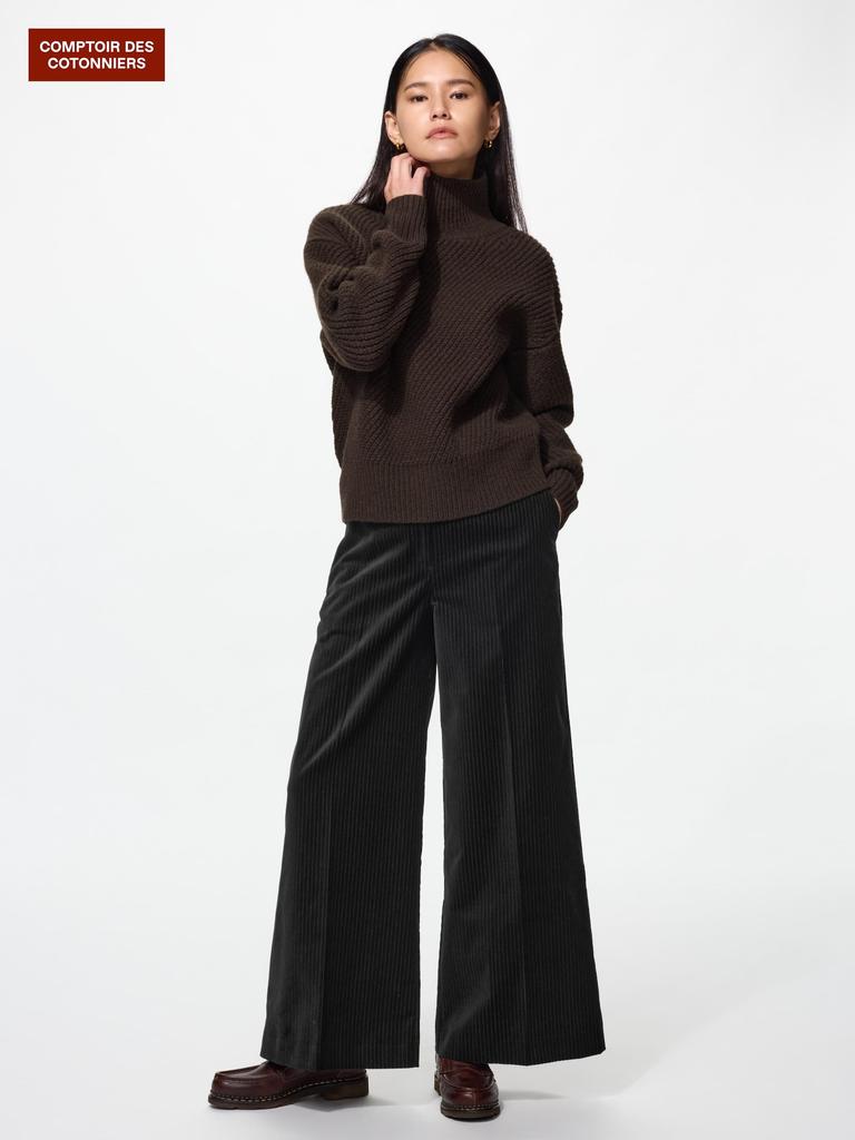 Uniqlo Бархатные брюки клеш