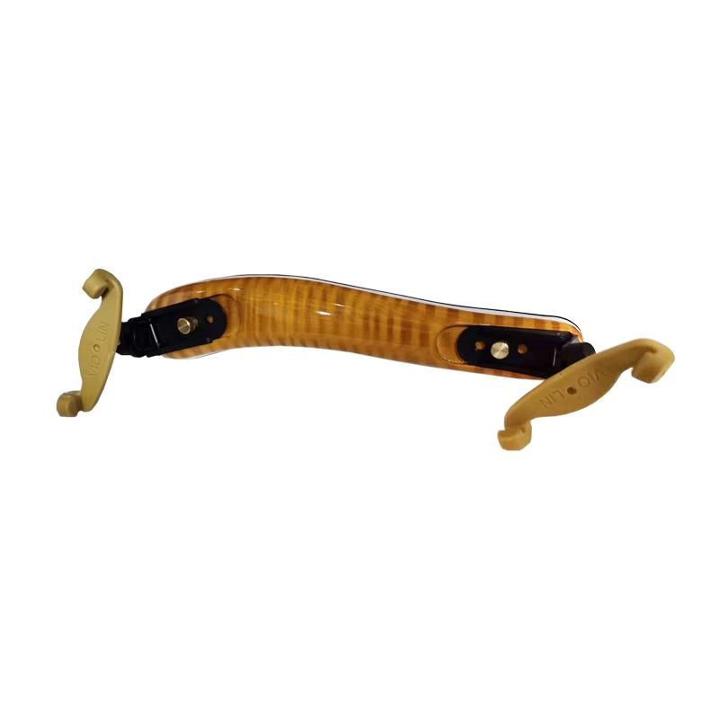 Wood Violin Shoulder Rest for 4/4 and 3/4 with Collapsible and Height Adjustable Feet