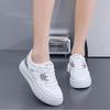 Женские дышащие белые весенние кроссовки - легкие повседневные кроссовки для бега QR-663