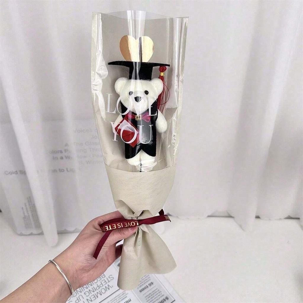 1 шт. Мультяшный букет «Медведь» на выпускной, подарок на День учителя, Др. нести