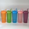 600Ml Protein Shaker Bottle Protein Powder Shake Cup For Gym Ffitness Shaker Scale Portable Water Bottle Slushy Cup