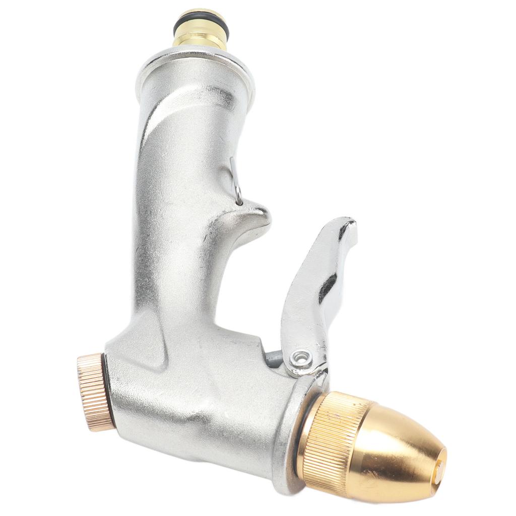 High Pressure Hose Nozzle Metal Handheld Water Nozzle Sprayer for Garden Watering Car Washing