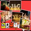 Romantic 26 Letters  LED Lights Alphabet Marquee Signs Vintage Circus for Children Bedroom Wedding De