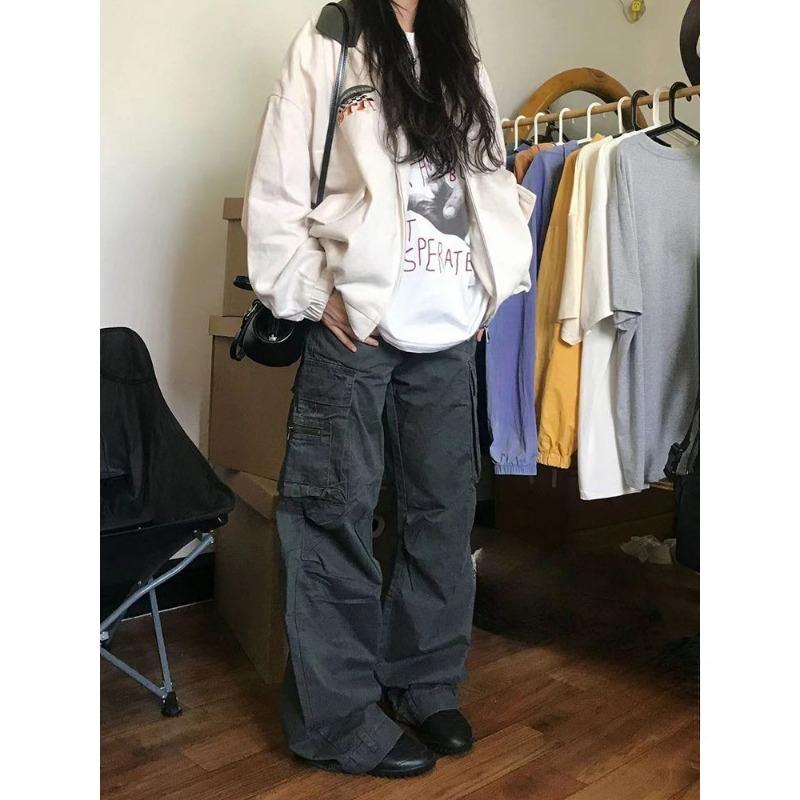 Japanese Retro Coat for Women's Spring and Autumn 2023 New Style Design Niche All-matching Loose Couple Jacket Baseball Uniform