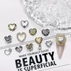 Retro Luxury DIY Rhinestone Heart Nail Accessories - Zircon Manicure Jewelry