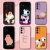 Чехол для телефона F-Family Funny Guy для Samsung S24, S21, S22, S23, S30, Ultra, S20, Plus, Fe, Lite, Note, 10, 9, 5G Черный Мягкий
