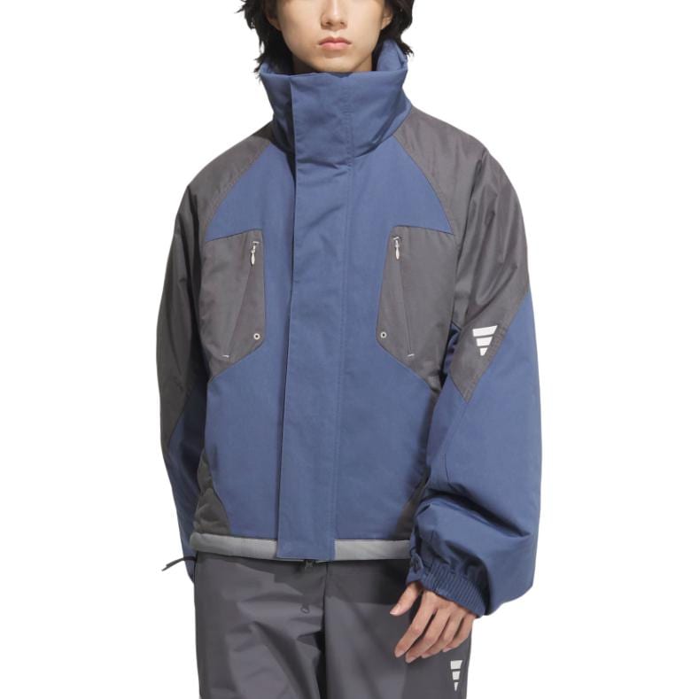 adidas FUSTL P JKT4 Пуховик Мужской Сине-черный JM6145