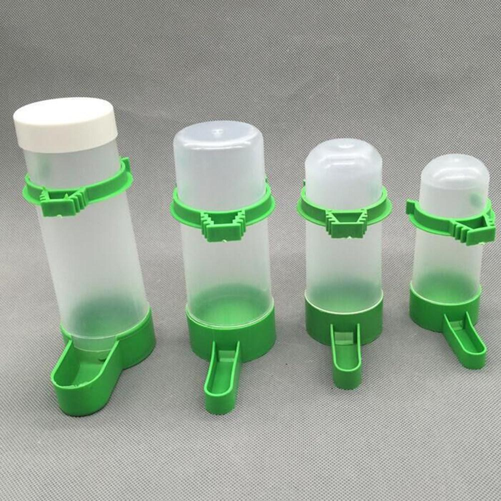 5Pcs Bird Feeder Drinker Plastic Clip Durable Automatic Water Dispenser for Cage Small Birds Parrot Budgie Bird Drink Machine