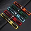 21mm 22mm Color Matching Silicone Strap for IWC pilot Porto Fino Portuguese Little Prince Mark XVIII Waterproof Silicone Strap