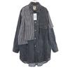 Unused VAST222 19ss Made In Japan Stripe Long Sleeve Shirt 2 Black Men's Used
