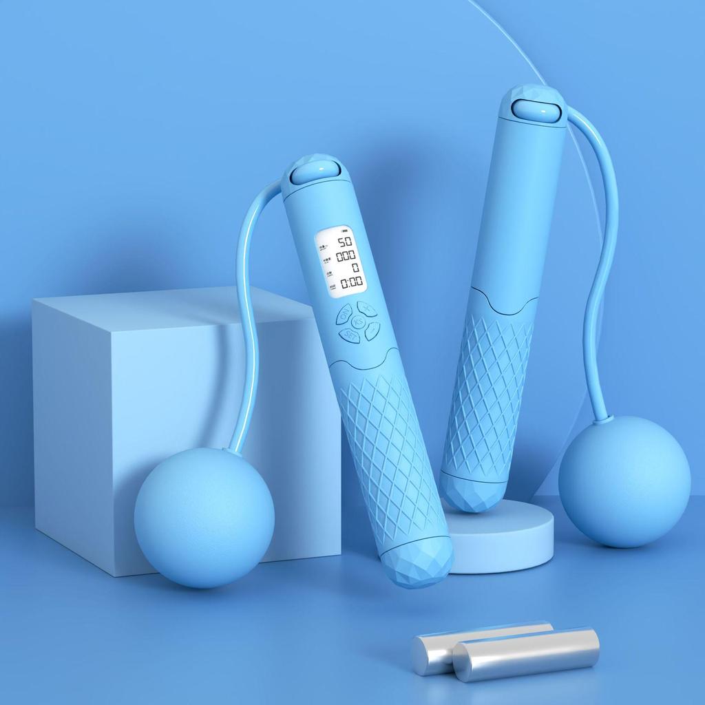 Умная беспроводная утяжеленная скакалка со счетчиком для детей и взрослых