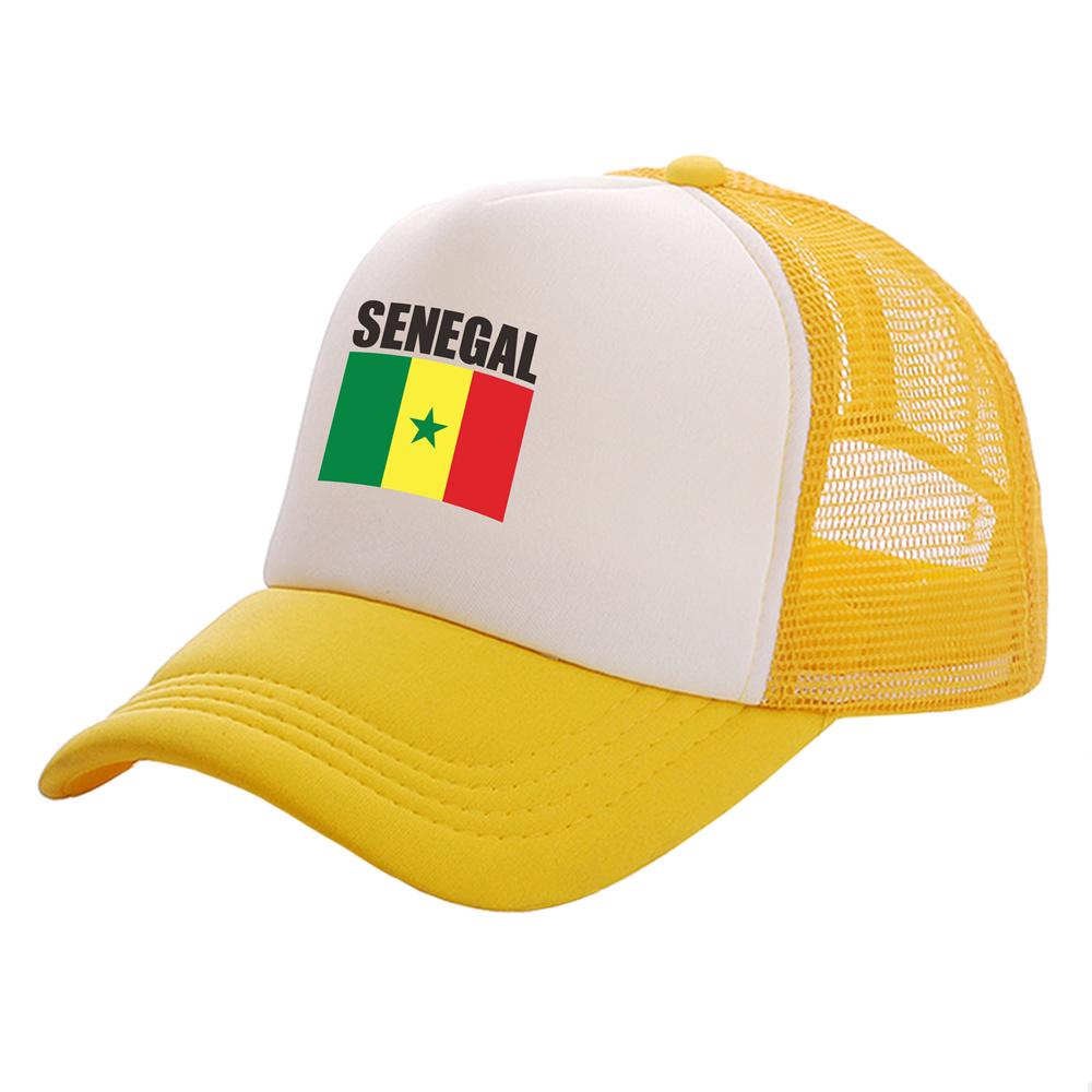 Сенегал кепки дальнобойщика унисекс Сенегальская шляпа бейсболка крутые летние унисекс сетчатые кепки