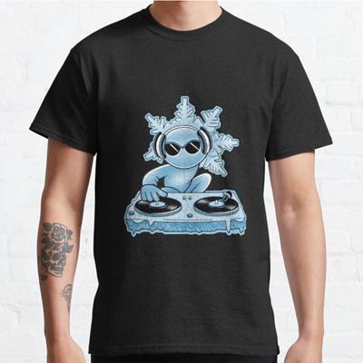 Мужская мода повседневные короткие рукава Frosty DJ топы эстетичные винтажные футболки больших размеров