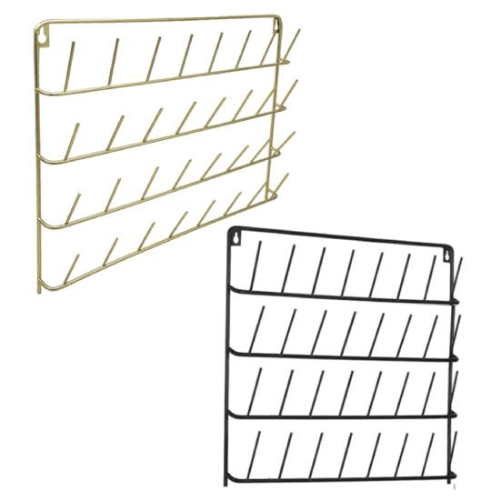 Стойка для катушек с нитками, настенный держатель для хранения, устойчивый к коррозии, настенный держатель для катушек с нитками, органайзер для сережек, ожерелий