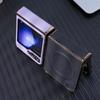 Премиальный магнитный чехол с текстурой кожи личи для Samsung Z-Flip7 и Z-Flip6 - Защита от падений, складной