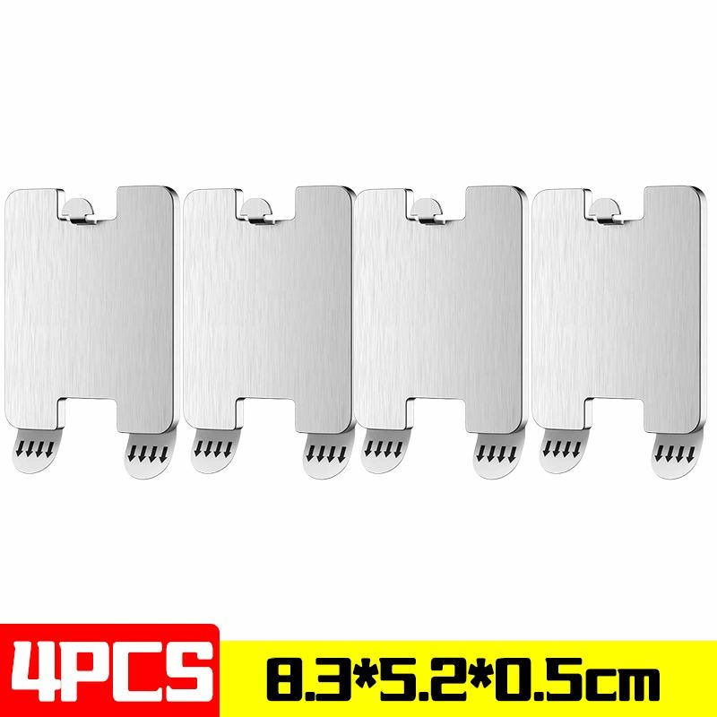 1/20 шт. Крючок для фоторамки без пробивания из нержавеющей стали, наклейка для подвешивания постера, вешалки для фоторамки, крючок с сильным клеем для подвешивания картины