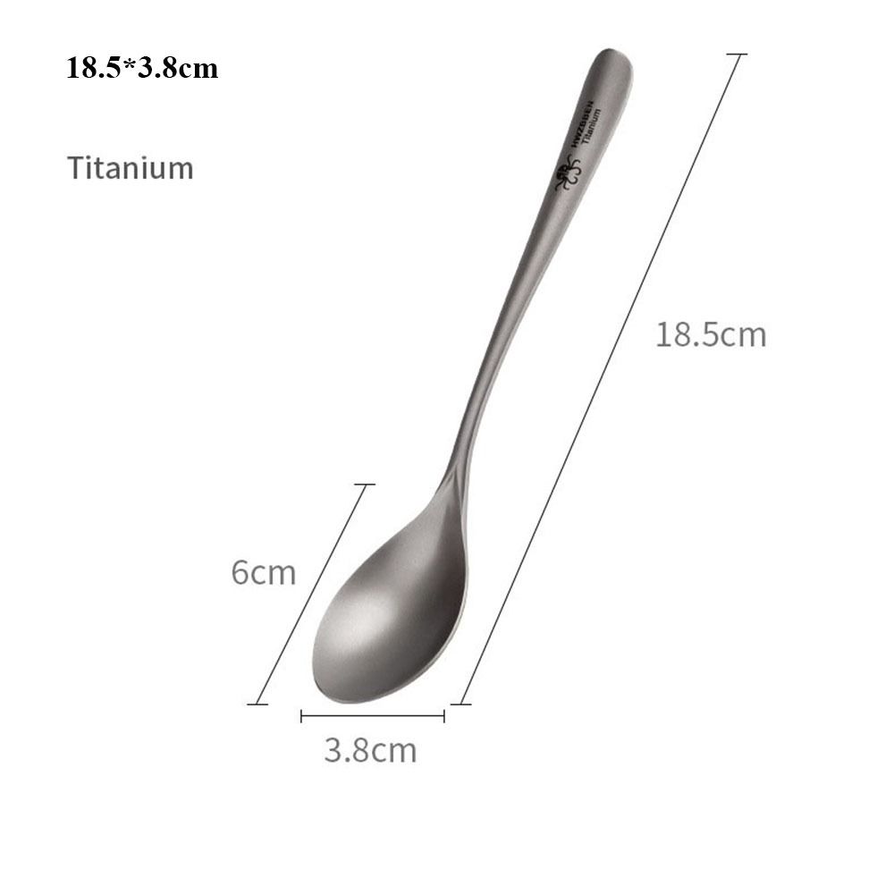 Environmental Outdoor Camping Fork Portable Light Titanium Cookware Outdoor Tool