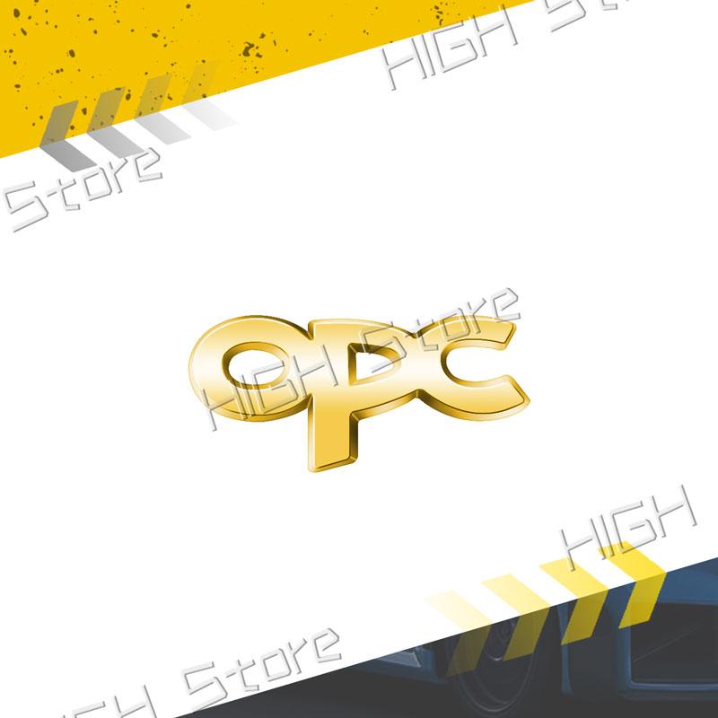 3D Маленькая Металлическая Наклейка в Салон Автомобиля Логотип OPC Наклейка-Эмблема на Руль Автомобиля Для Opel Astra G H J K Zafira B Corsa C D Insignia