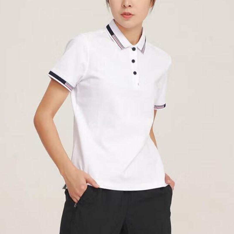 Рубашка поло Li Ning Color Block, женские топы, белая APLS144-1