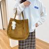 Fashion Large-capacity Bag Women's 2025 New Trendy Autumn and Winter Retro Bucket Bag with Simple Texture Single Shoulder Tote Bag