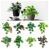 Soft Glue Artificial Plant EVA Simulation Bonsai Creative Faux Copper Coin Grass  Home Office