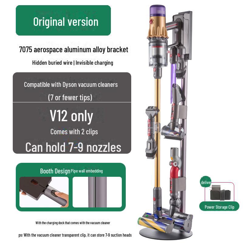 Стойка для хранения пылесоса Dyson: Кронштейн без сверления для моделей V7, V8, V10, V11, V12, 15G, G5