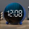 Цифровой будильник Большой светодиодный дисплей 3 уровня регулировки яркости Бесшумный Питание от USB/батареи Для дома